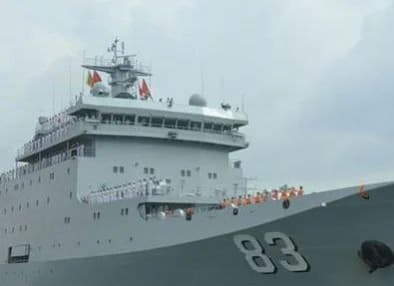 据中国驻菲律宾使馆消息，中国海军“戚继光”号训练舰将于6月14日至17...